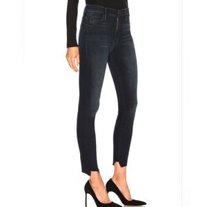 Mother | The Stunner Two Step Fray Last Call Dark Wash Denim Jeans, Womens 31